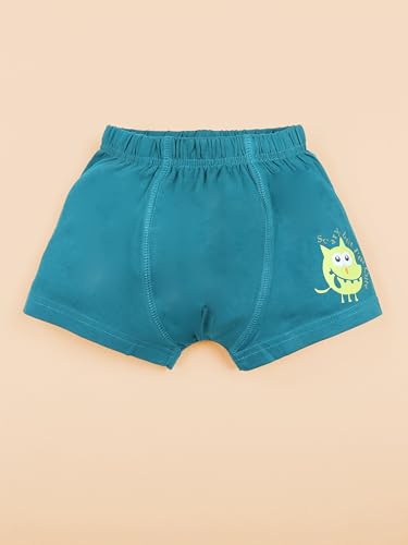Image of KiddoPanti Boys Boxer Shorts Pack of 3 | Soft Cotton-Lycra Blend | Comfortable Fit with Bio Wash for All-Day Comfort | Kids Briefs