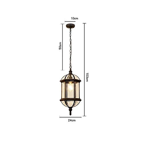 HIGHKAS Lampada a Sospensione da Esterno a Gabbia