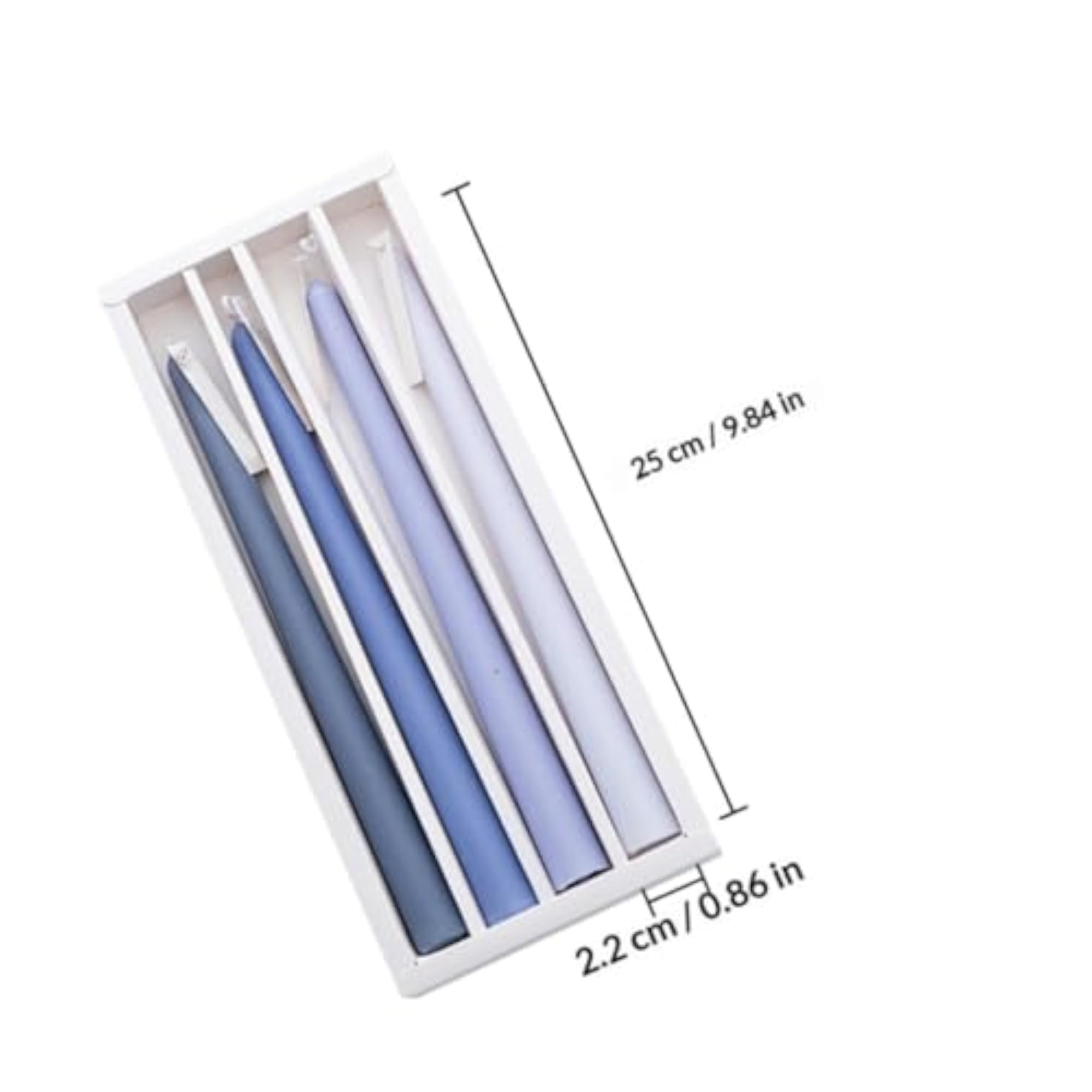 4Pcs Long Pole Scented Candles, Gradient Aromatic Decor