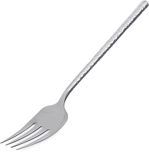 Carlisle Foodservice Products 60202 Hammered Stainless Steel Cold Meat Fork cover