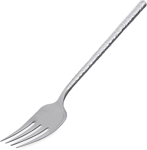 Carlisle FoodService Products 60202 Hammered Stainless Steel Cold Meat Fork, 12