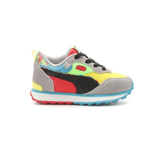 PUMA Toddler Boys Rider Fv Charcoal & Paint Ac Slip On Sneakers Shoes Casual - Yellow