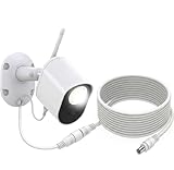 TOUCAN Kabelgebundene Flutlicht-Überwachungskamera & 6m Verlängerungskabel Set – 1080p HD Außenkamera, Licht, Bewegungsmelder, 2-Wege-Audio, Sirene, wetterfest. Kein ABO erforderlich.