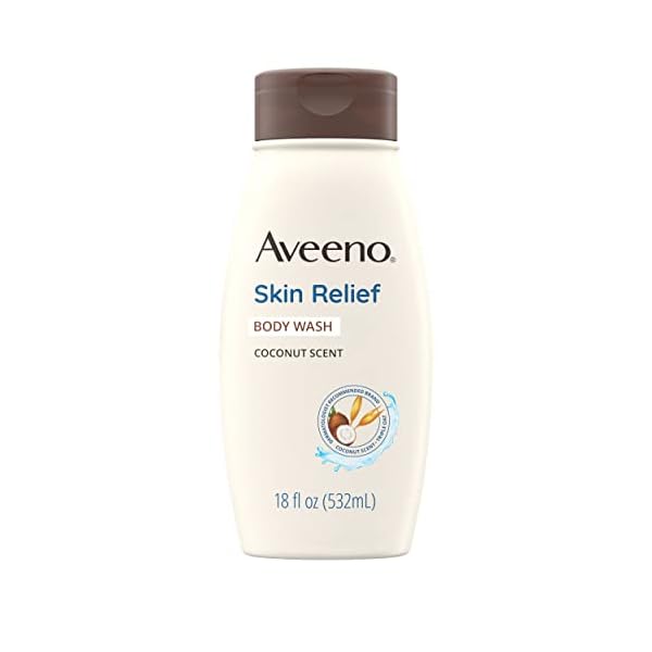Aveeno Skin Relief Body Wash with Coconut Scent & Soothing Triple Oat Formula, Body Wash Soothes Itchy, Dry Skin…