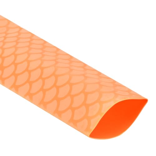Gaine thermorétractable antidérapante jaune 40mm poignée canne à pêche étanche