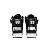 Ewing Men's 33 HI x Orion Rebound Basketball Shoes | Retro 1990 Design Ankle Strap Hybrid Athletic Team Sports Shoes, Black&White, 10
