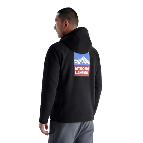 Image of KAILAS Men's Fleece Hooded Full Zip Jacket Lightweight Winter Jacket Polar Warm Coat Pockets Outdoor Jacket