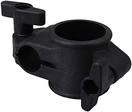 22mm Electronic Drum Kit Pipe Rack Clip Bracket Mount for Drum Accessories, black