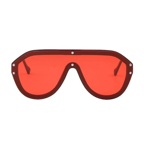 Lunettes de soleil surdimensionnées femmes C4 avec protection UV400 et rivets élégants