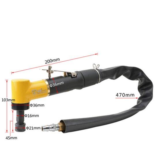 Jieotwice Pneumatic Air Die Grinder Grinding Polishing Burnishing Buffing Lapping Machine Die Metalworking Tool 18000RPM 3/6MM