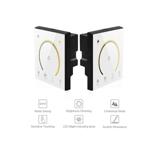 Contrôleur CCT variateur bande LED tactile fini les télécommandes perdues