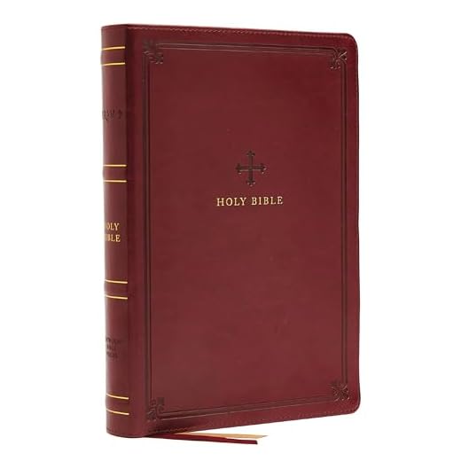 NRSV, Catholic Bible, Standard Personal Size, Leathersoft, Red, Comfort Print: Holy Bible