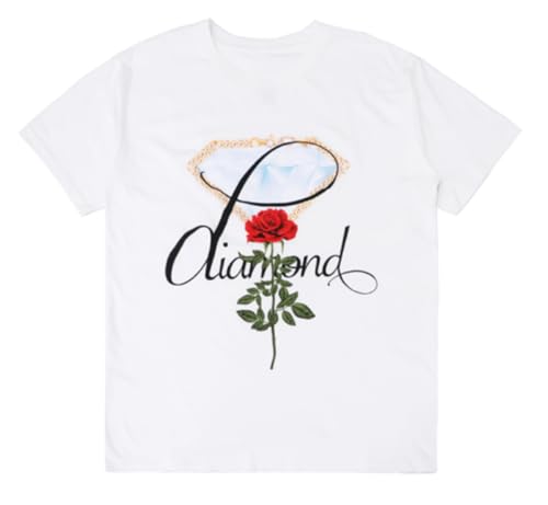 T-shirt Diamond Supply Co. blanc idéal pour vos sorties skate et look urbain chill