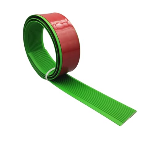 Nez de marche antidérapant vert de 6 cm adhésif à texture dentelée triangulaire - 2