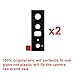 Perzework 2 Set Back Rear Camera Lens Glass Replacement for Google Pixel 6 Pro with pre-Installed Adhesive and Reparing Toolkit