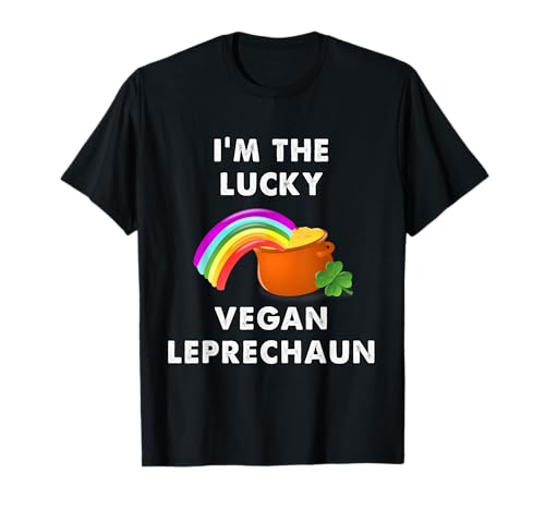 St. Patrick's Day lucky vegan leprechaun T-Shirt
