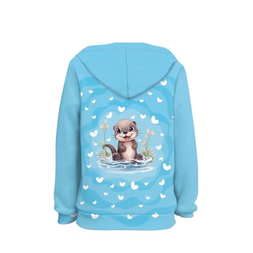 Talayituse Kids Hoodies for Teens Girls Boys with Pockets Pullover Hooed Sweatshirt Long Sleeve Tops Age 6-16 Years Old2