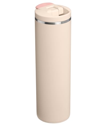 Image of STANLEY Transit FlipTop Mug | Leakproof Coffee Travel Cup | Vacuum Insulated Stainless Steel | Stays Hot or Cold for Hours | BPA-Free | 16 oz | Champagne