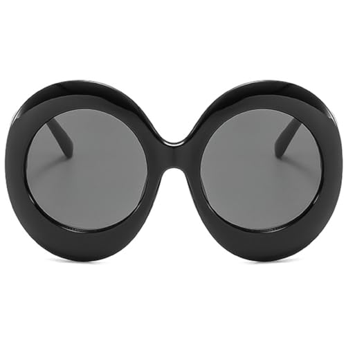 Oversized Oval Sunglasses for Women Men 2024 Luxury Big Frame Hip Hop Sun Glasses Trendy Shades Party Eyewear N45