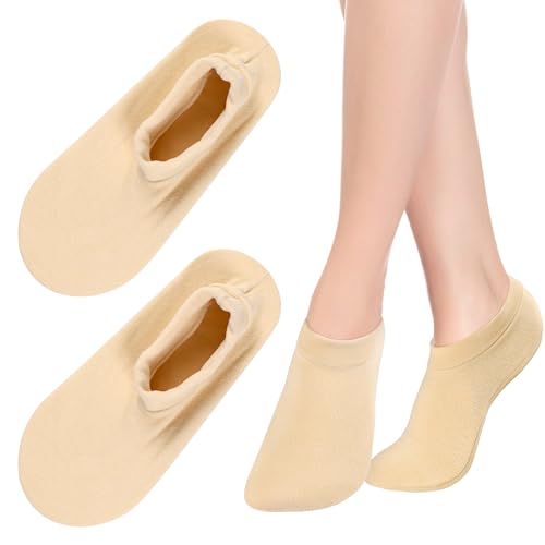 Castor Oil Pack Wrap for Feet Castor Oil Pack Wrap Organic Cotton for WomenCastor Oil Pack Kit for Feet Arthritis and Feet Tingling feet Cracking Moisturizing Feet Beige(Oil Not Include)