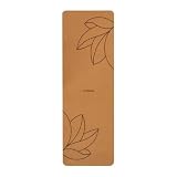 XTREXO Tappetino da yoga in sughero antiscivolo, tappetino da ginnastica in sughero naturale e TPE, 183 x 61 cm, 6 mm di spessore, ecologico, per yoga, pilates e fitness