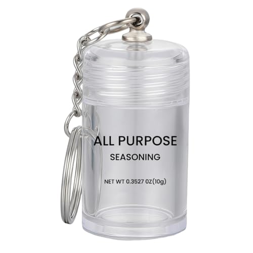 Mini All Purpose Seasoning Keychain – Portable Travel Spice Bottle