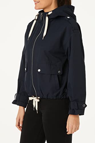 Image of Vince Camuto Women's Blue Cotton Anorak