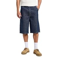Lee Carpenter Skater Short Denim, rincer, 40W Hommes