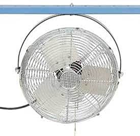 Global Industrial Ventilador de estación de trabajo, 24" de diámetro, 8000 CFM, 13 HP, 3 velocidades, ventilador de estación de trabajo interior