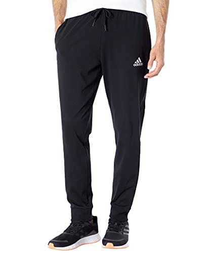 Pantalon adidas homme Essentials Tapered noir jersey de coton S