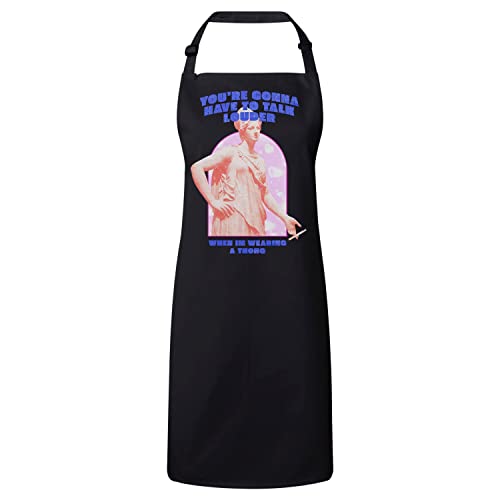 Tablier cuisine noir rigolo Fabulous pour barbecue et soirées