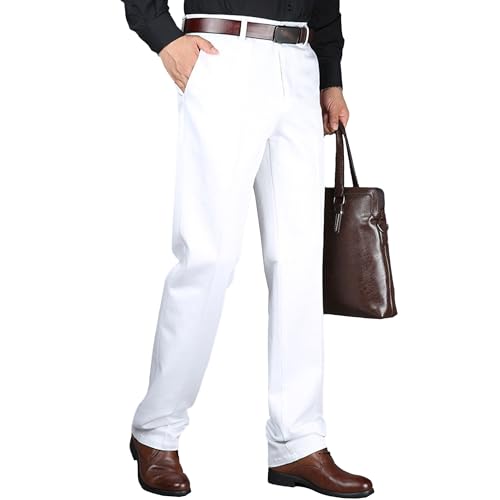 Pantalon de coton plat avant confortable pour hommes actifs