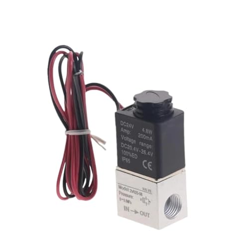 Électrovanne pneumatique 2V025-Wire-PC-6mm normalement fermée 24V - 4