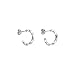 Produktbild PURELEI® Kelani Ohrringe (Silber, Silber) Damen Ohrringe aus langlebigem Edelstahl, Wasserfester Schmuck, Durchmesser 1,5 cm