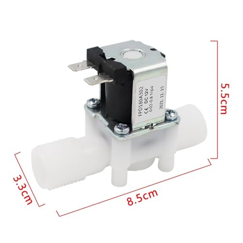 Électrovanne fermée eau 220V 1/2'' pour automatisme d'arrosage