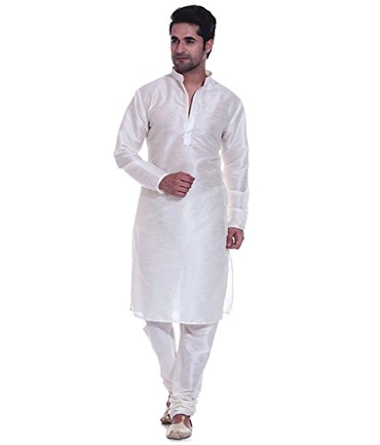 Image of Silk Blend Men's Kurta Pyjama Set /Kurta Pajama for Men