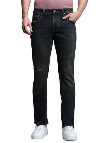 Image of JACK & JONES Men's Regular Fit Jeans | Low Rise | Jeans for Men