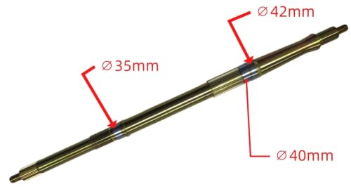 Eje trasero de freno de disco R 250 ATV para reparar frenos y holguras 5