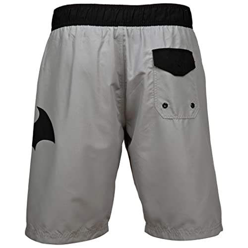 Batman Hush Symbol Heather Grey Board Shorts (Medium (32-34))4