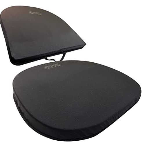 Ergo21 Liquicell Original Seat Cushion & Lumbar Support Pillow For Office Chair, Car, Tailbone Pain - Better Than Gel, Foam, And Air! Liquid-Filled Membranes Improved Blood Flow By 150% #TOP10