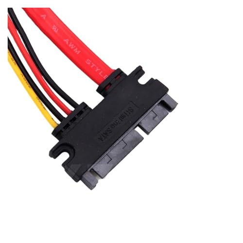 Cable SATA 22 pines macho a hembra 30cm miniatura 3
