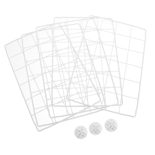 LIGIGWASH Separador de Congelador de Hierro Divisor Metálico para Frigorífico y Congelador para Organización de Alimentos y Bebidas Diseño de Rejilla Ventilada Dimensiones