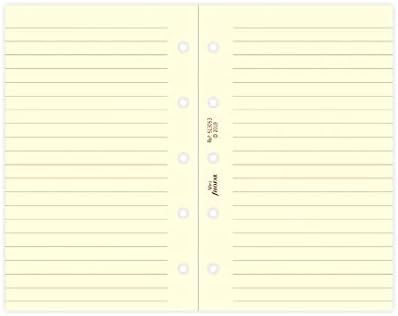 Filofax Mini Ruled Notepaper - Cotton Cream