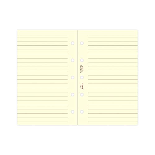 Filofax 513053 recharge de notes crème lignée pour mieux organiser vos journées de travail