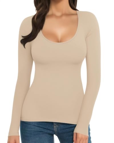 Image of MANGOPOP Women's Round Neck Short Sleeve T Shirts Basic Bodysuits