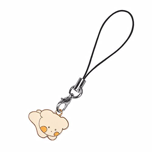 Weisha Phone Charms 1Pc Cute Cartoon Bunny Dogs Mobile Phone Strap Keychains Charms Bag Pendant Decoration Hanging Ornaments Phone Accessories(05) #TOP8