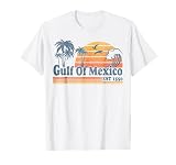 Gulf of Mexico Est 1550 Retro Vintage Beach Gulf of Mexico T-Shirt