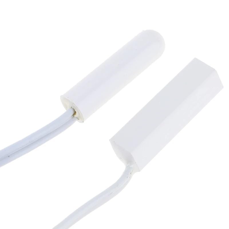 2 Pack Refrigerator Temperature Sensor Replacement NTC Cylinder and Cuboid Temp Probe WR55X10025 Freezer Thermistor Temperature Sensor for Hotpoint GE Refrigerators Fridge Cooling Repair