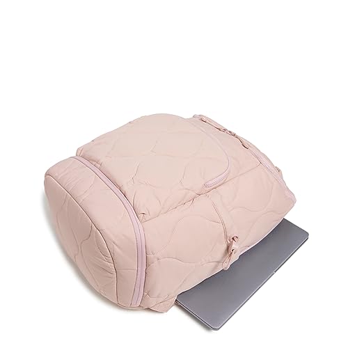Vera Bradley Women's Featherweight Commuter Backpack Travel Bag, Rose Quartz, One Size4