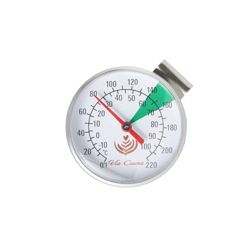 Comparison: Best Milk Frothing Thermometer 11 VIA CREMA Milk Frother Jug Thermometer for Coffee Machine Milk Frothing Pitcher